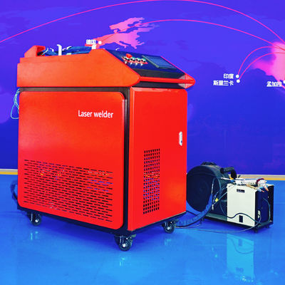 เครื่องตัดสแตนเลสอลูมิเนียมทองแดงหลายฟังก์ชันเลเซอร์สอดมือ 1000W 1500W 2000W
