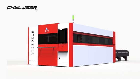 เครื่องตัดไฟเบอร์เลเซอร์ขนาด 1300 มม สําหรับโรงงานผลิตไม้ CNC แบบ Micro Jet ที่ปิด