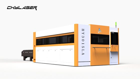 เครื่องตัดไฟเบอร์เลเซอร์ขนาด 1300 มม สําหรับโรงงานผลิตไม้ CNC แบบ Micro Jet ที่ปิด