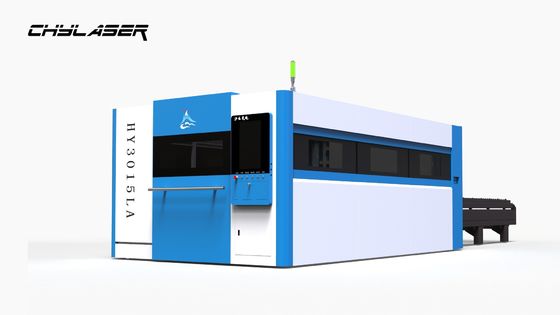 เครื่องตัดไฟเบอร์เลเซอร์ขนาด 1300 มม สําหรับโรงงานผลิตไม้ CNC แบบ Micro Jet ที่ปิด