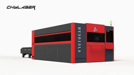 เครื่องตัดไฟเบอร์เลเซอร์ขนาด 1300 มม สําหรับโรงงานผลิตไม้ CNC แบบ Micro Jet ที่ปิด