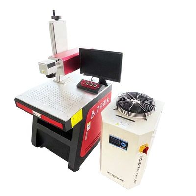 เครื่องฉลากเลเซอร์ 10W 20W 30W 50W สําหรับแผ่นโลหะที่ควบคุมโดยระบบ Cypcut