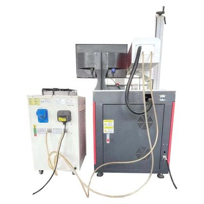 เครื่องฉลากเลเซอร์ 10W 20W 30W 50W สําหรับแผ่นโลหะที่ควบคุมโดยระบบ Cypcut