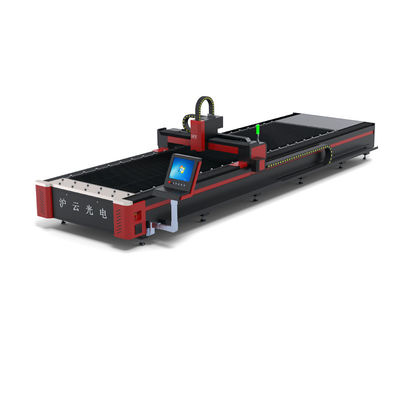 7000 กิโลกรัมน้ําหนัก HIWIN Guiderail 18x18 50w CNC เครื่องตัดเลเซอร์ไฟเบอร์ใน Jinan 1530