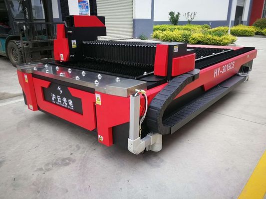 เครื่องตัดเลเซอร์เส้นใยโต๊ะเดียวสําหรับโลหะแผ่น 3015 1000W 1500W 2000W 3000W