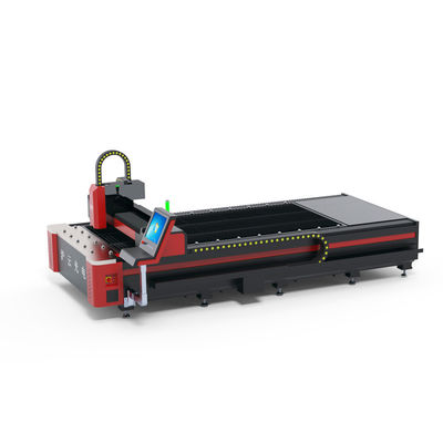มอเตอร์เซอร์โว Yaskawa ความละเอียดสูง 3015 เครื่องตัดไฟเบอร์เลเซอร์ 1000W โลหะแผ่น