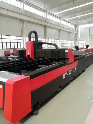 เครื่องตัดโลหะ 1500mm * 3000mm อุปกรณ์เลเซอร์อุตสาหกรรม 1000W CNC ไฟเบอร์เลเซอร์