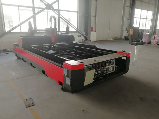1000W-6000W Raycus Open Flat Bed Metal CNC เครื่องตัดเลเซอร์แผ่นโลหะใยโลหะ