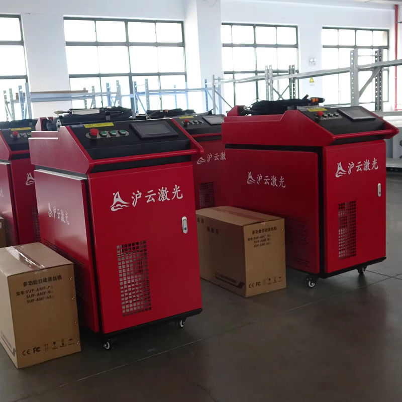 เครื่องตัดเลเซอร์มือถือ SMC 1000W 1500W 2000W 3000W เครื่องปั่นเลเซอร์ไฟเบอร์พกพา