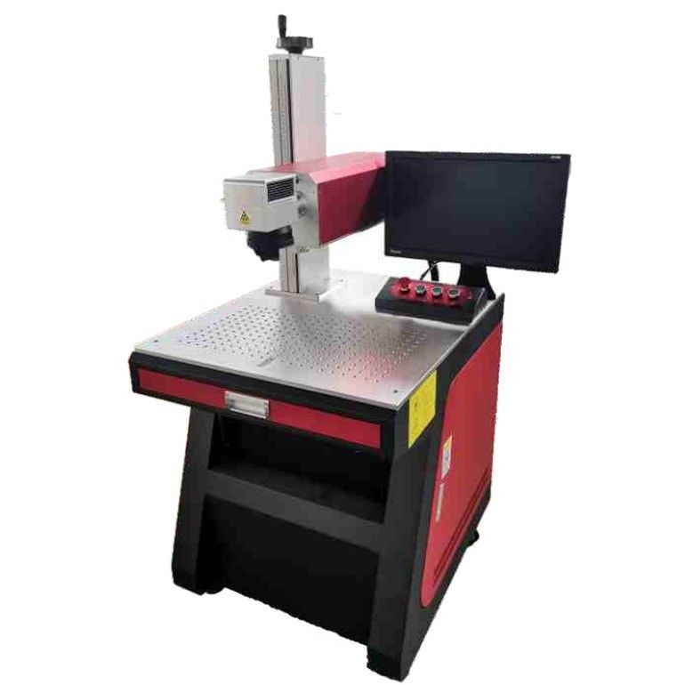 10w 20w 30w 50w เครื่องแกะเลเซอร์ CNC สําหรับโปรแกรมควบคุมโลหะ