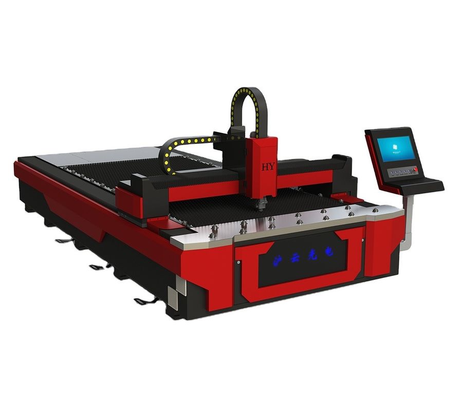 ผู้เริ่มต้น Cnc 3015 เครื่องตัดเลเซอร์ไฟเบอร์อัตโนมัติแผ่นโลหะด้วยแหล่งเลเซอร์ 3kw